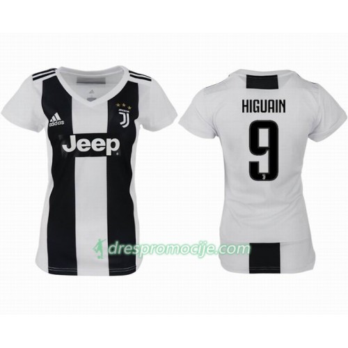 Juventus Dres HIGUAIN 9 Ženska Domaći 2018/19 Kratkih Rukava Juventus Dres HIGUAIN 9 Ženska Domaći 2018/19 Kratkih Rukava